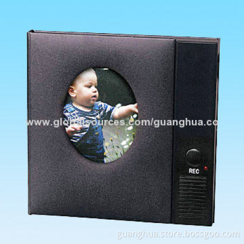 Voice Recording Photo Album with Multiple Message Recording Function and 12 Segments of Recording